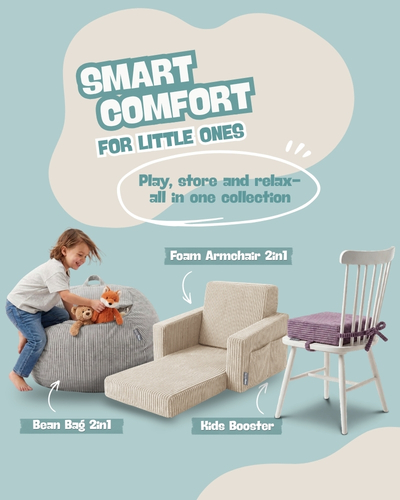Bean bag armchair booster