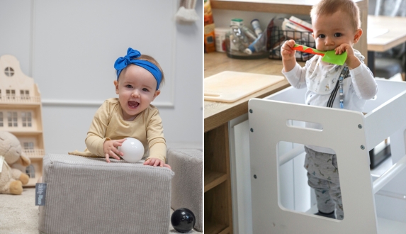 Gross motor skill activities for babies and toddlers